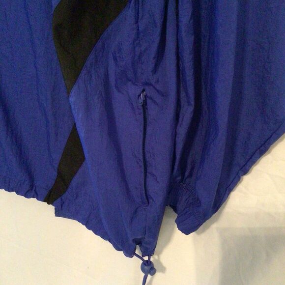 Vtg Reebok Windbreaker Pullover 90's 80's Size Large Blue Red Black EUC 894A - Picture 4 of 5